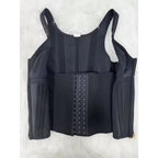 Mesh Belly Contracting And Waist Slimming Three Breasted Corset
