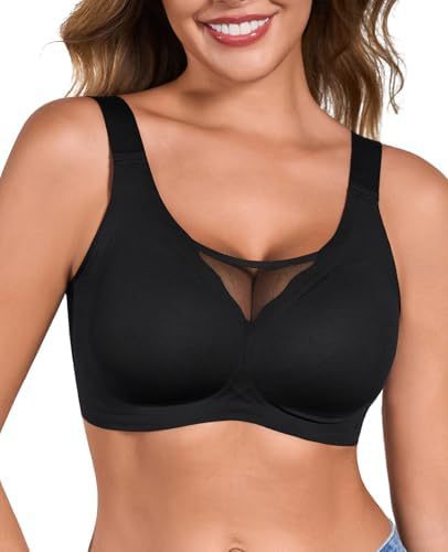 Womens Seamless, Comfortable, Push-up Bra With No Underwire