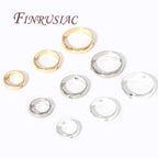 Multi Types 14K/18K Gold Plated Round Bead Frame,Brass Metal Circle Frame Connectors Spacers Beads,DIY Beading Jewelry Making