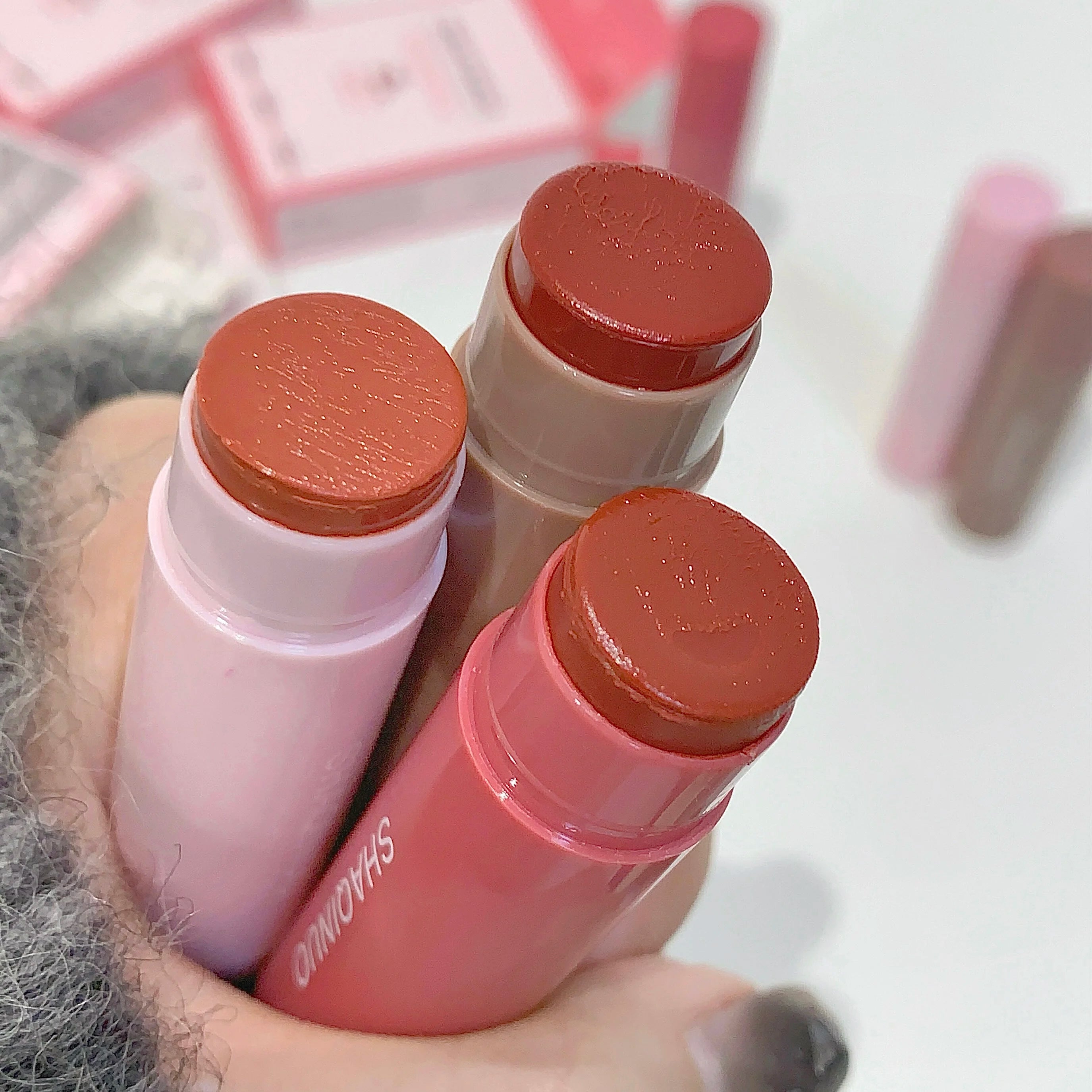 3pcs Moisturizing Lipstick Set Hydrating Tinted Lip Balm Soft And Tender Lip Dryness Improvement Plumping And Smooth Variety