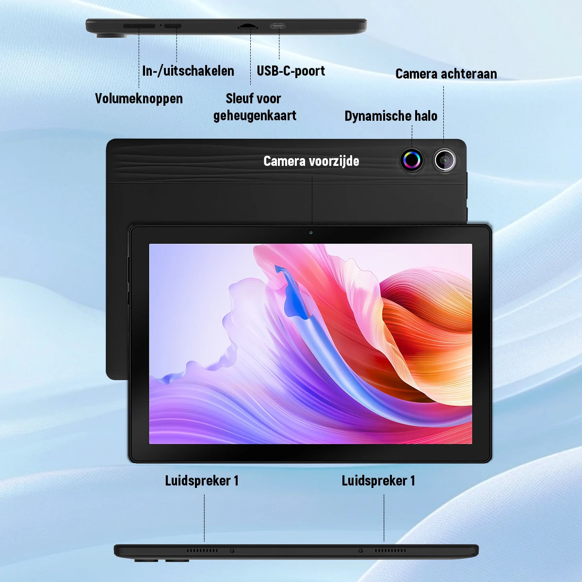 2026 Newest Android 15 Tablet 10 Inch 20GB+64GB Expandable 1TB WidevineL1 GMS 5000mAh Stylus Keyboard Mouse Headphones Case Set