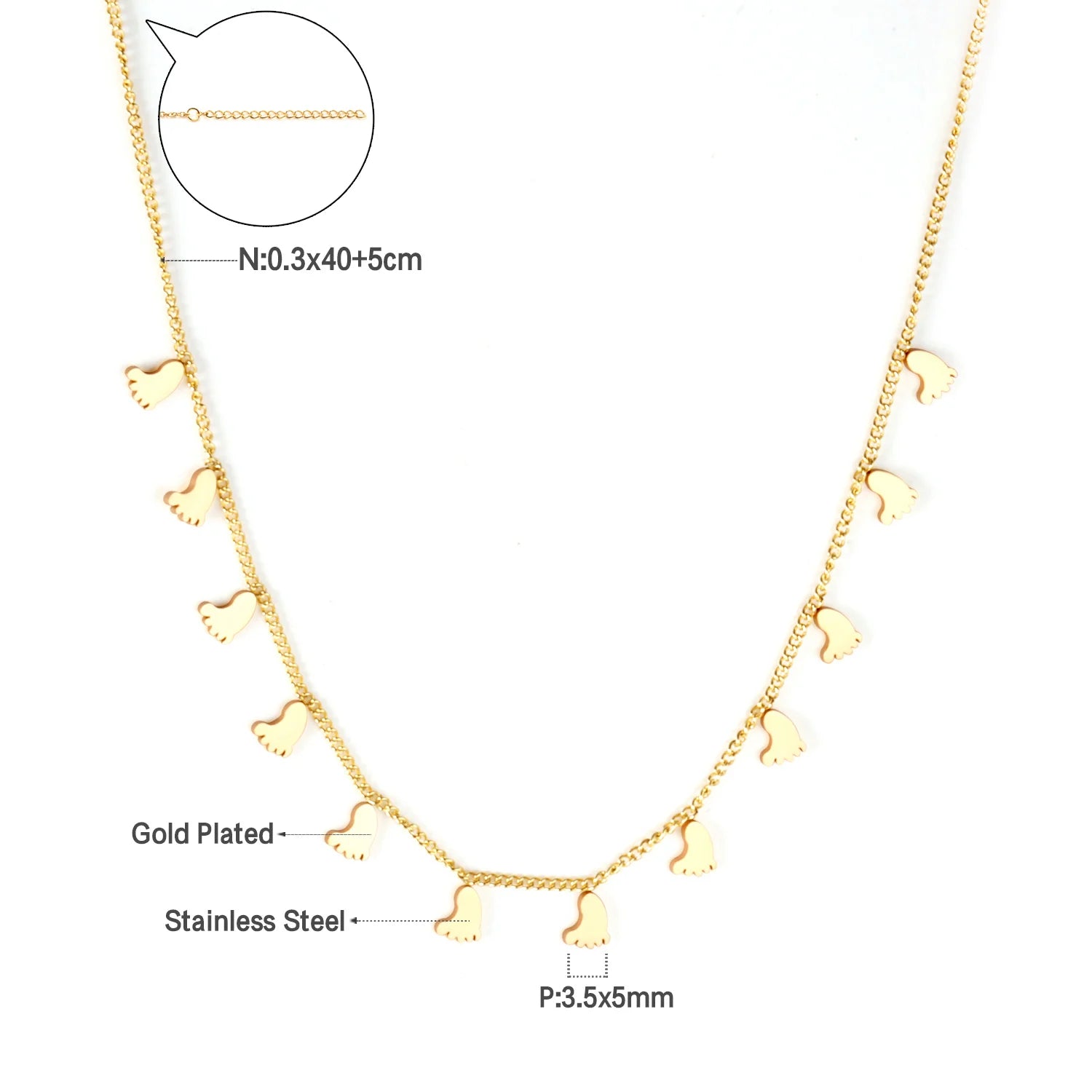 LUXUKISSKIDS Trendy Korean 5 Stars Charms Clavicle Choker Steel Fairy Woman Eight-Pointed Star with Shiny Zirconia Neck Collier