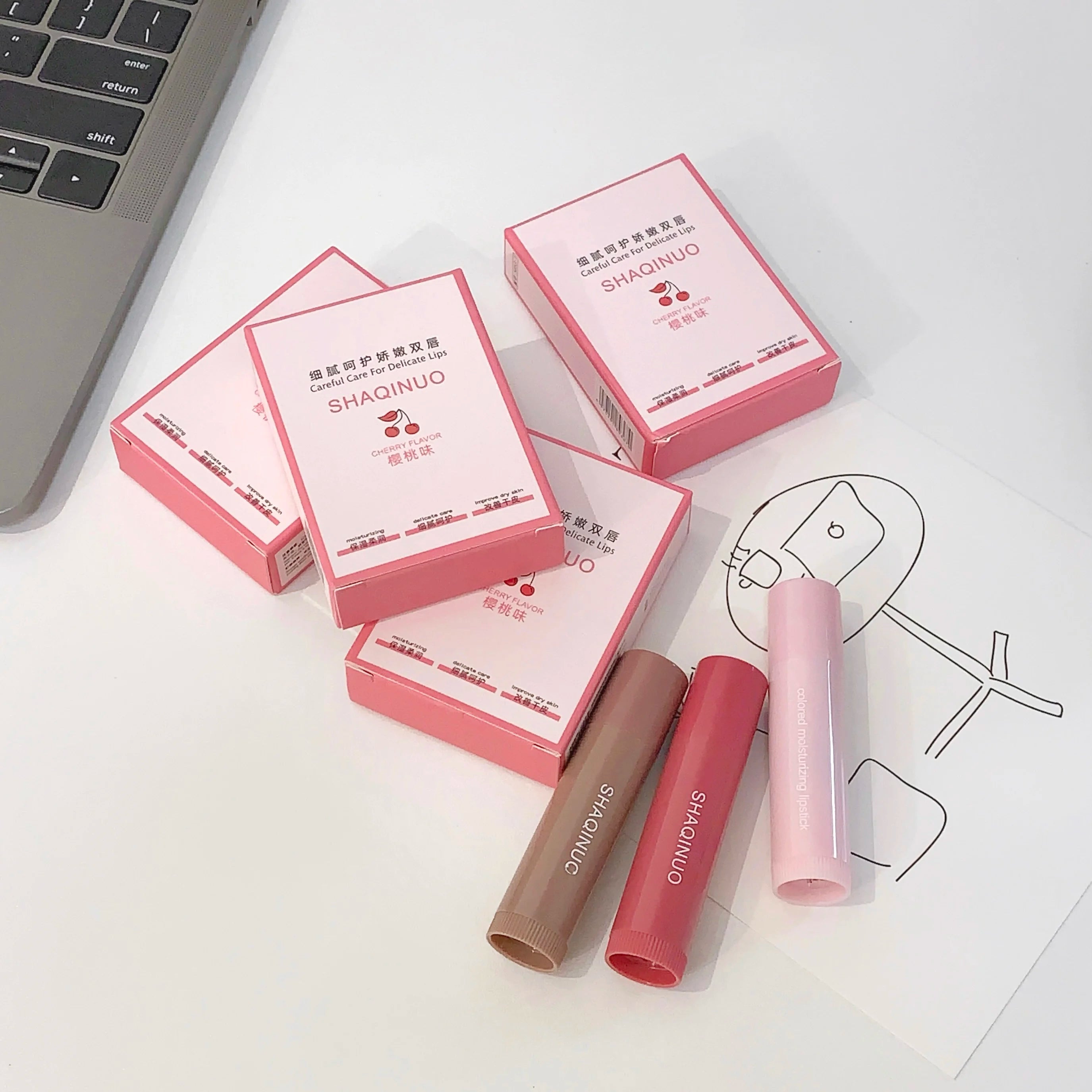 3pcs Moisturizing Lipstick Set Hydrating Tinted Lip Balm Soft And Tender Lip Dryness Improvement Plumping And Smooth Variety