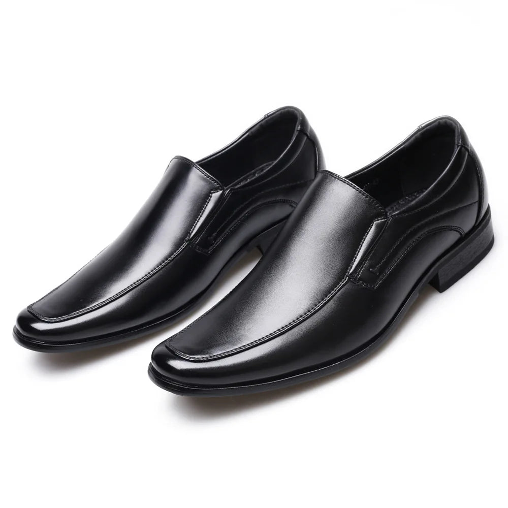 Men Shoes 2021 New Arrival Dress Shoes High Quality Business Leather Lace-up Footwear Formal Shoes for Wedding Party erf4