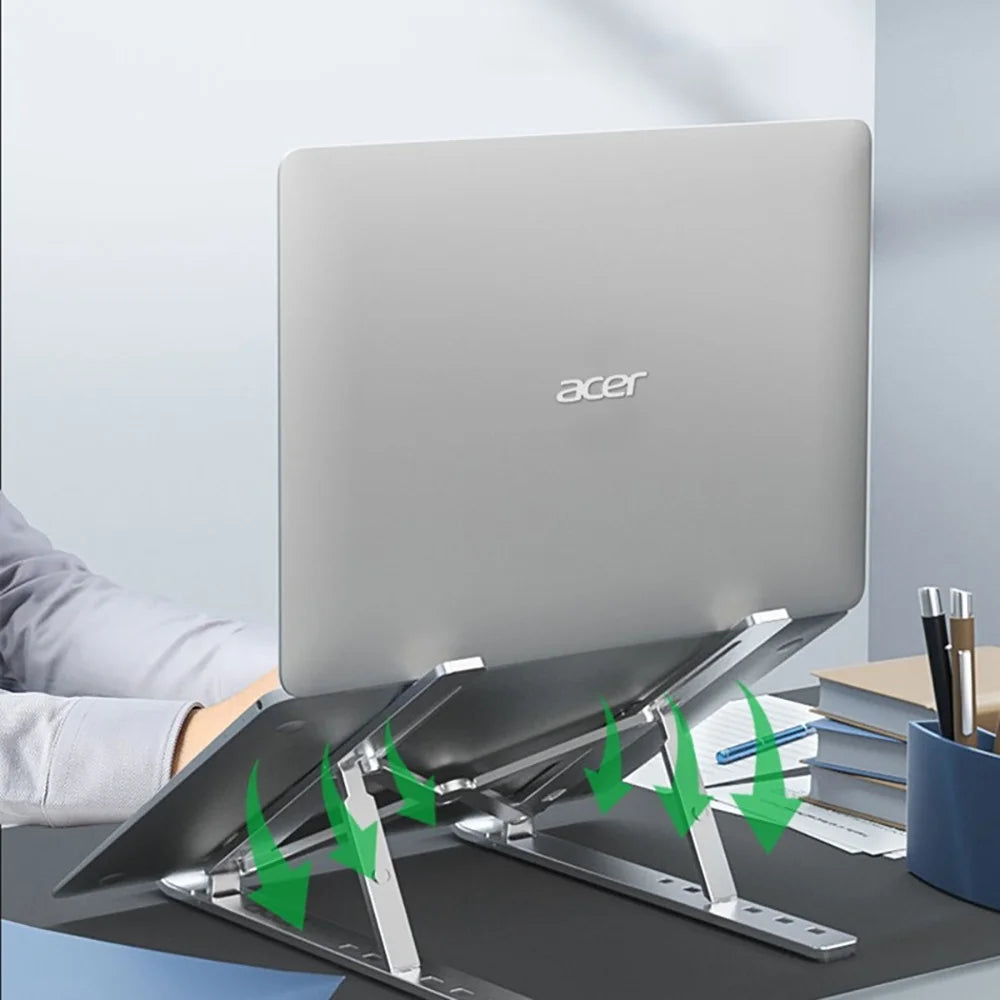 Laptop Stand Ergonomic Adjustable Stand AIDS Computer Cooling Performance Efficient Multi-angle Adjustment Tablet Available