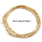 Natural Matte KC Gold Plated Hematite Stone Irregular Gravel Loose Spacer Beads for Jewelry Making DIY Beaded Bracelet 15''