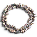 Natural Matte KC Gold Plated Hematite Stone Irregular Gravel Loose Spacer Beads for Jewelry Making DIY Beaded Bracelet 15''