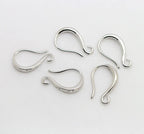 (1941) 20MM 24K Gold Color Plated Carved Earring Hook Jewerly Making Diy Jewelry Findings Accessories