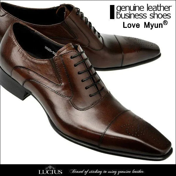 Men Shoes 2021 New Arrival Dress Shoes High Quality Business Leather Lace-up Footwear Formal Shoes for Wedding Party erf4