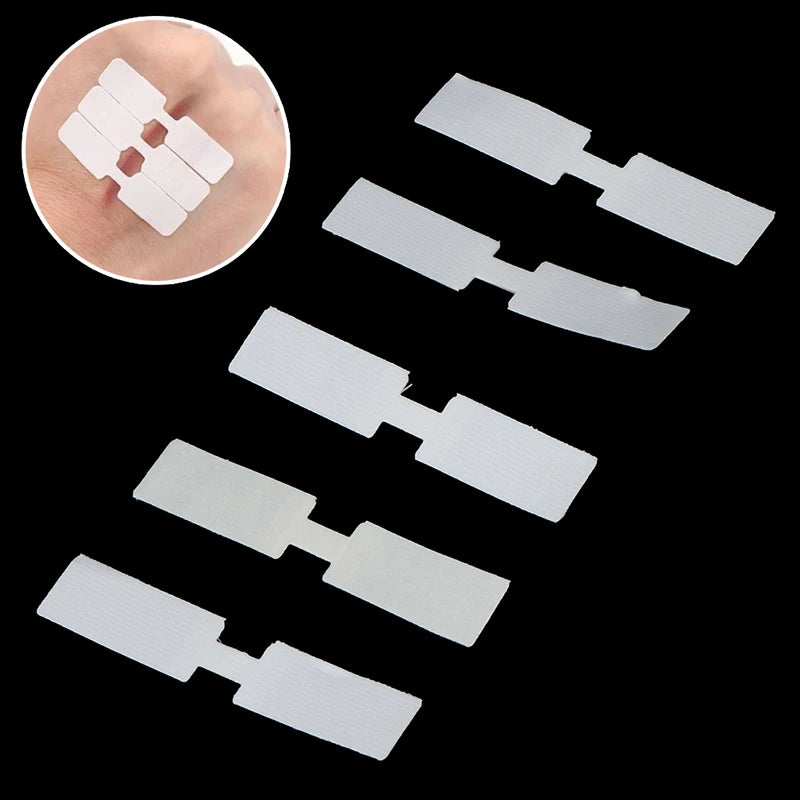 3PC/set Portable Zipper Tie Wound Closure Patch Hemostatic Patch Wound Fast Suture Zipper Band-Aid Outdoor  Safety Survival