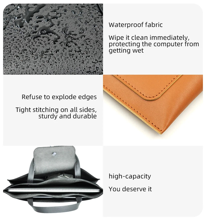 Laptop 15.6 Inch Sleeve Case Protective Bag Ultrabook Notebook Carrying Case Handbag For MacBook Pro 16 Lenovo Dell 16.2
