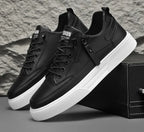 Classic Men Platform Leather Shoes Loafers Designer Trend Brand Man Flat Casual Shoes Fashion Zip Sneakers Shoes Men Mocciasins