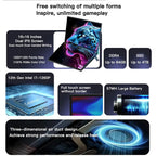 GLF-S1 laptop 16+16 inch Big Dual Screen Intel i5-12450H laptop computers camera Windows 11 DDR4 M.2 2280 2TB WIFI dual notebook