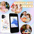 [Smart Phone] 2.8" Kids Smart Phone for Girls | Dual Camera| USB | 600mA battery| Game&Music&Alarm&Calculator，Kids Camera