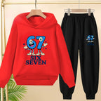 Kids Leisure Clothes Boy Girls Spring Hoodie 67 six seven Print Graphic Children Clothing 3 To 12 Age Comfortable Sportswear Set