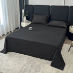 Soft Egyptian Cotton Bed Sheet Home Textile Luxury 400TC 100% Cotton Flat Sheets Bed Linen Single Queen King Size Bedspreads