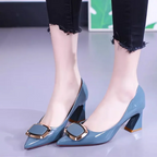 elegant fashion sweet white pu leather stiletto heel shoes for office career women casual street comfort spring summer pump ba38