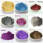20g Sample Pack Natural Mineral Mica Powder 120+ Colors for DIY Nail Art Soap Candle Dye Makeup Eyeshadow Epoxy Resin Craft