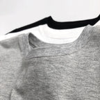 New Kids Cotton Long Sleeve T-Shirt Top 2-7Y Boys Girls Loose Basic Shirt Korean Children's Clothes 2025 Soft Undershirt Outfit