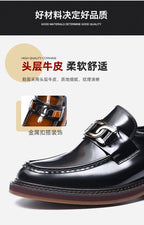 2024 New Shoes For Men Loafers Mens Dress Shoes Leather Shoes Man Male Genuine Leather Social Shoes
