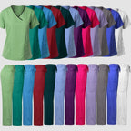 High Quality Surgical Uniform Woman Hospital Clinical Beauty Salon Spa Tops And Pants Medical Women Nursing Scrub Uniforms Sets