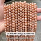 1A Natural Stone Dark Red Garnet Bead Round Loose Spacer 4 6 8 10mm Pick Size For Jewelry Making Diy Necklace Bracelet Accessory