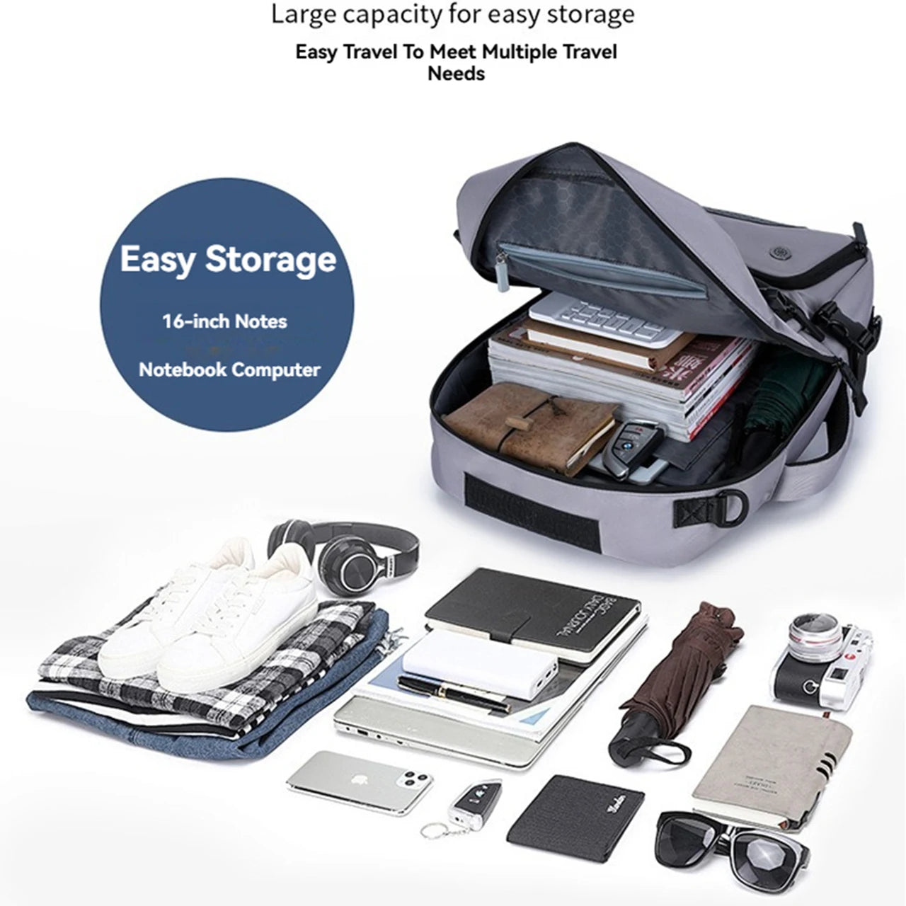 Laptop Backpack For 13.3 14 15.6 17.3 Inch Notebooks Case Men Women Teenagers Computer Waterproof Travel Large Capacity Backpack