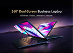 Portable 14inch IPS Dual Screen Laptop Intel Core I7 1255U 1920*1080 Computer 16GB DDR4 1TB SSD WIFI6 BT5.2 windows 11 Notebook