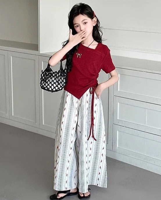 Children Clothes From 7 To 14 Years Children's Clothing Girl Setup 2025 Top Set Girls Party 12 Year Old Teens Sets for Children