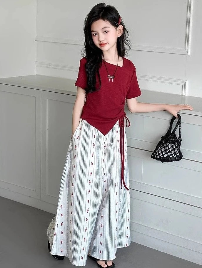 Children Clothes From 7 To 14 Years Children's Clothing Girl Setup 2025 Top Set Girls Party 12 Year Old Teens Sets for Children