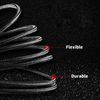 Android Data Cable Fast Charging Cable for Older Phones with Trapezoidal Port Charger Cable Dual-Engine Micro USB Suitable for Huawei Xiaomi Vivo Meizu Honor Oppo Android Car Fast Charging Cable 1m