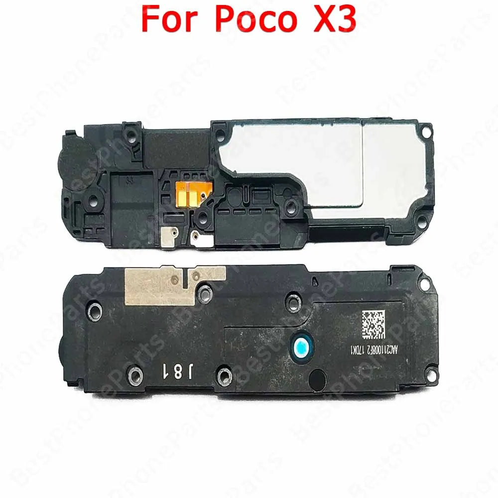Loudspeaker For Xiaomi Poco X5 X6 Pro 5G X2 X3 NFC X4 GT Loud Speaker Buzzer Ringer Sound Module Replacement Parts
