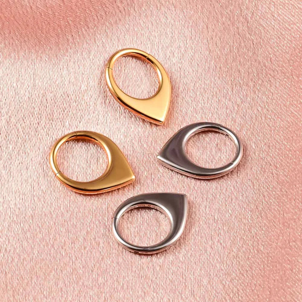 Doearko Nose Rings Tragus Helix Piercing Drop Earring for Women Rook Lobe Cartilage Ear Percing Earring Stainless Steel Jewelry
