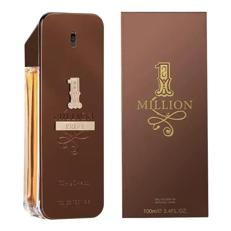 New Golden Millionaire Perfume Leather Scent Luxury Arab Cologne Pheromone Parfumes Spray Lattafa Lasting 100ML Fragrance Gift