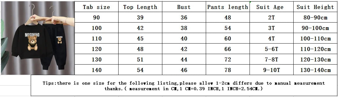 Children's Clothing Boy Sets Spring Autumn Mother Kids Girls Outfits Suits Baby Cute Sports Hoodie Trousers 2pcs Toddler Clothes