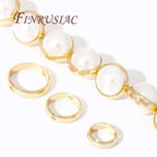 Multi Types 14K/18K Gold Plated Round Bead Frame,Brass Metal Circle Frame Connectors Spacers Beads,DIY Beading Jewelry Making