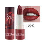 HANDAIYAN 8 Colors Velvet Nude Lipstick Sexy Red Pigments Makeup Matte Lip Stick Long Lasting Waterproof Professional Cosmetics