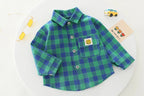 Baby Boy Clothes 0-5 Years Old Spring And Autumn Cotton Suit Boy Letter Plaid Hooded Shirt + Pants Baby Boy Two-Piece Suit