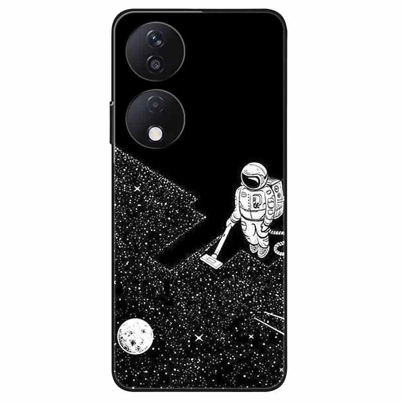 For Honor 90 Smart 5G Case 6.8'' Animal Painted Wolf Lion Silicon Phone Cover For Honor 90 Smart TPU Coques Protect Shell Capa