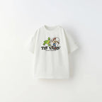 1-7 Year Old Kids Clothes T-shirt Cartoon Printed Fashion Short Sleeved Tops Tees Children's Wear Casual O-neck Boy's T Shirts