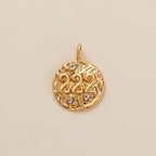 1pc plated 18K gold pendant, various styles, DIY jewelry accessories