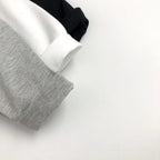 New Kids Cotton Long Sleeve T-Shirt Top 2-7Y Boys Girls Loose Basic Shirt Korean Children's Clothes 2025 Soft Undershirt Outfit