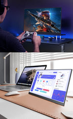 14" Full HD Portable Monitor 100%SRGB 16:10 for Suitable for laptop expansion dual screen solution for Enhanced Productivity