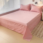 Soft Egyptian Cotton Bed Sheet Home Textile Luxury 400TC 100% Cotton Flat Sheets Bed Linen Single Queen King Size Bedspreads