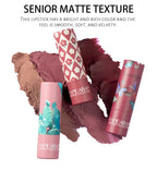 HANDAIYAN 8 Colors Velvet Nude Lipstick Sexy Red Pigments Makeup Matte Lip Stick Long Lasting Waterproof Professional Cosmetics