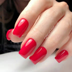 Artificial Press On False Nails Long Acrylic Faux Ongle For Girl Gluing Dark Brown Full Cover Finger Tips Manicure Tool