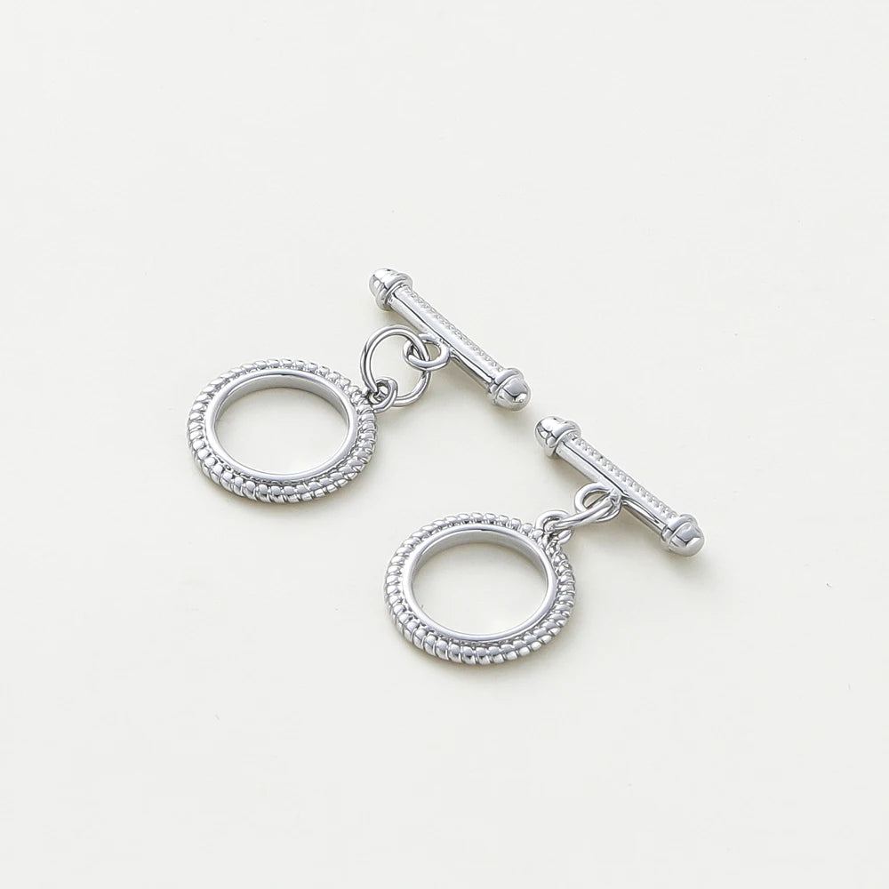 2-6Sets 14K/18K Gold Plated Brass OT Clasp Toggle Clasps Connector for DIY Bracelet Necklace Jewelry Making Findings Accessories