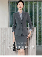 AIyssa Fashionable professional women's clothing, high-quality two-piece suit jacket + skirt. Sophisticated and elegant