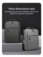 40L Laptop Backpack Durable 17 Inch for Men Women with USB Charger Port & Luggage Sleeve Sturdy College Rucksack Bag For Macbook