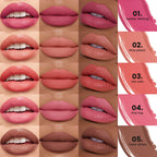 Pudaier Velvet Matte Liquid Lipstick | Waterproof & Transfer-Proof Lip Gloss | Long Lasting Lip Stain (5 Shades) | Kiss Proof, N